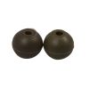 Rubber Bead - 5-mm - weedy-green - 25