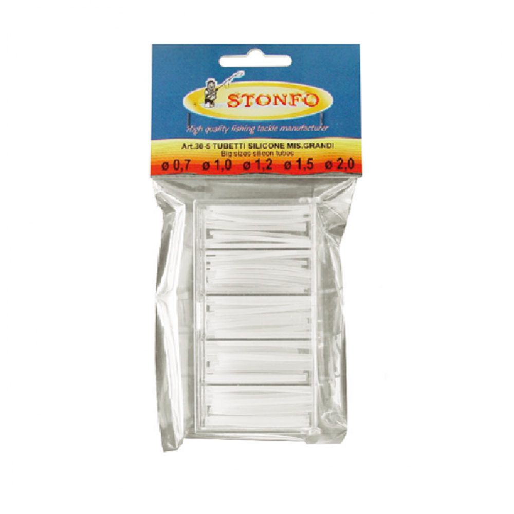 Tubetti Silicone Trasparente In Scatolina Mis. Grandi