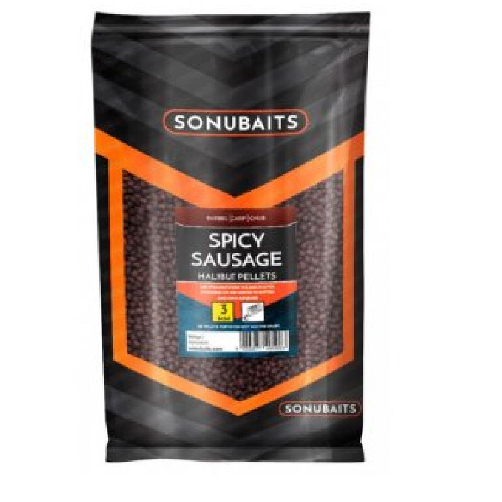 Spicy Sausage Halibut Pellets