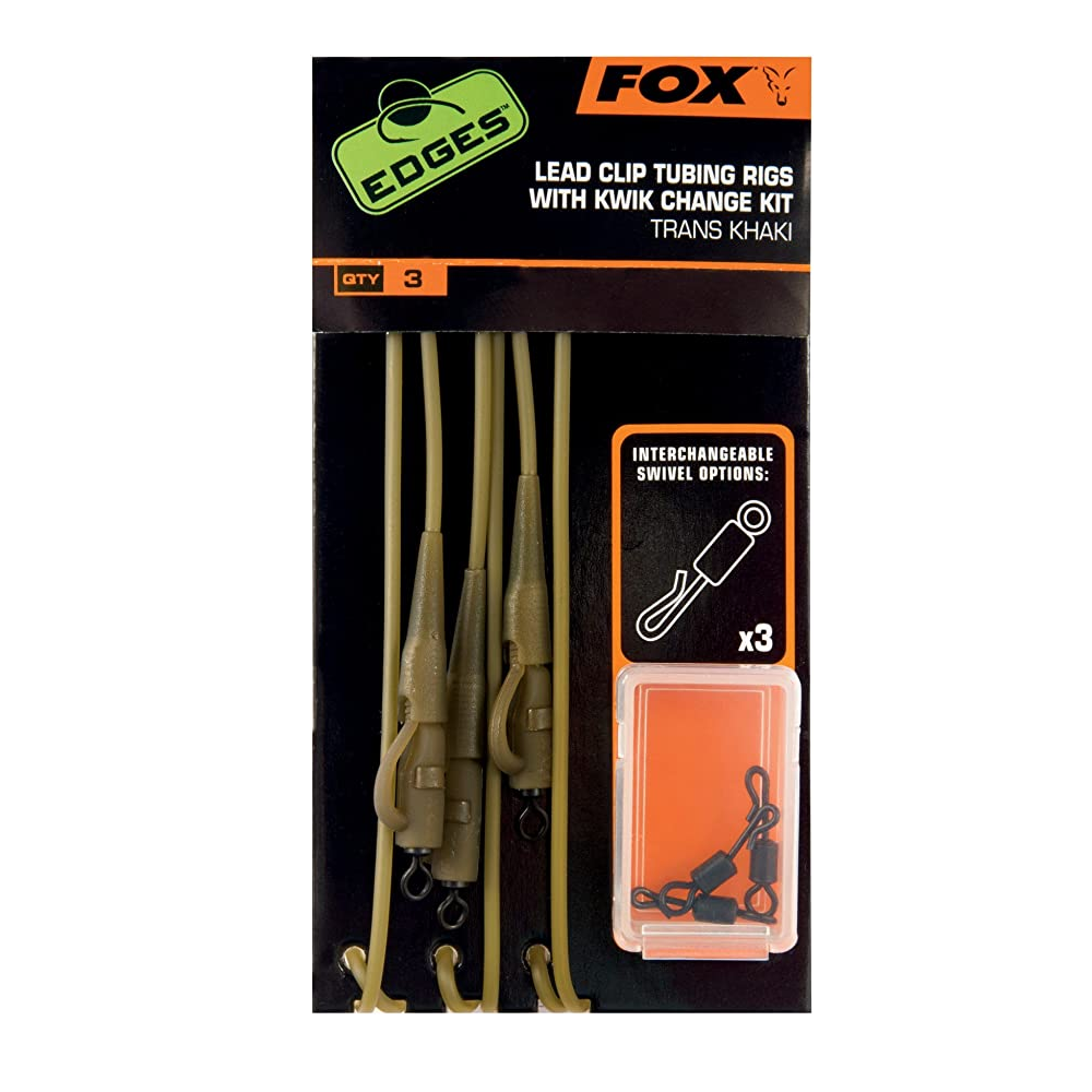 Lead Clip Tubbing Rig Kwik Change Kit Trans Khaki