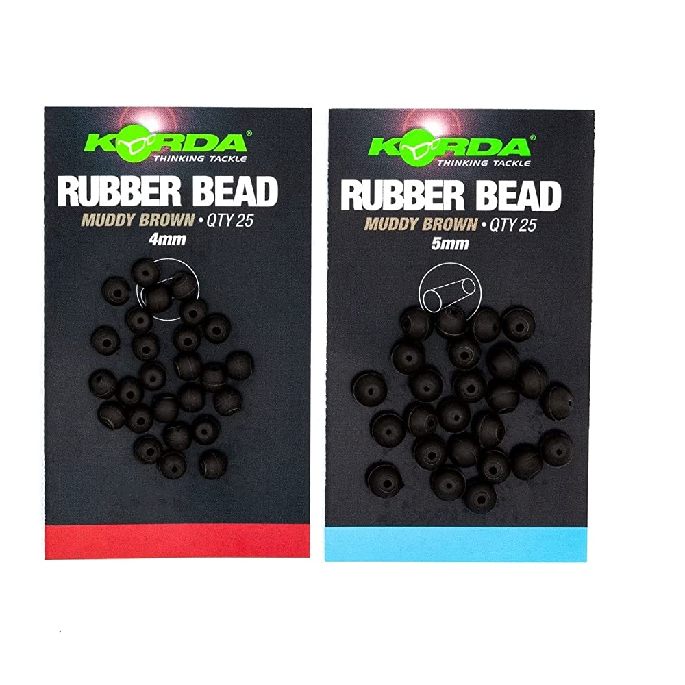 5mm E 4mm Rubber Beads