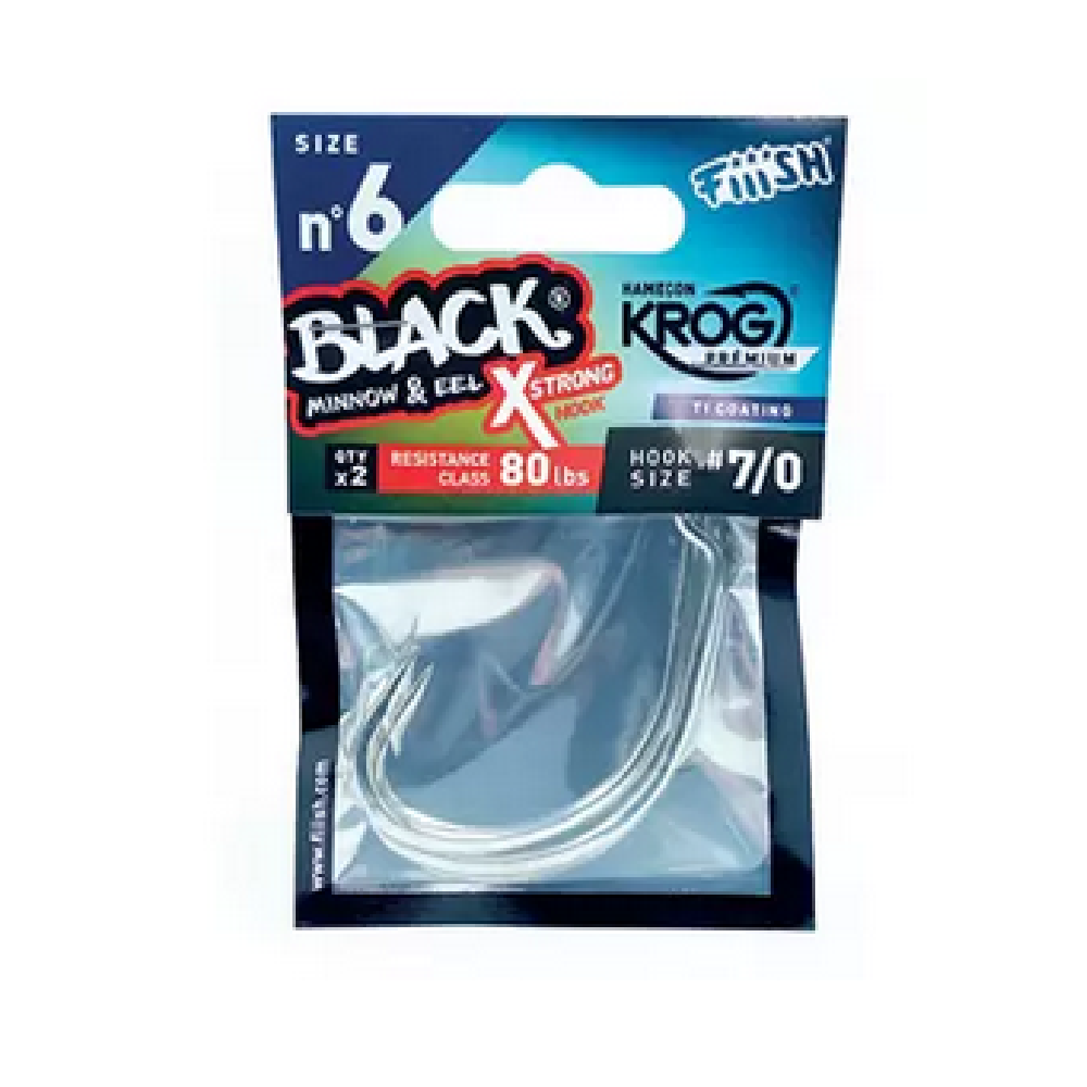 Ami Krog Premium X Strong Per Black Minnow Taglia 6