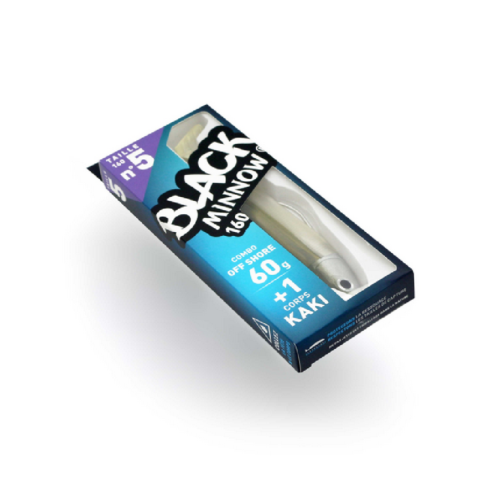 Black Minnow Combos+Corpi Taglia 5