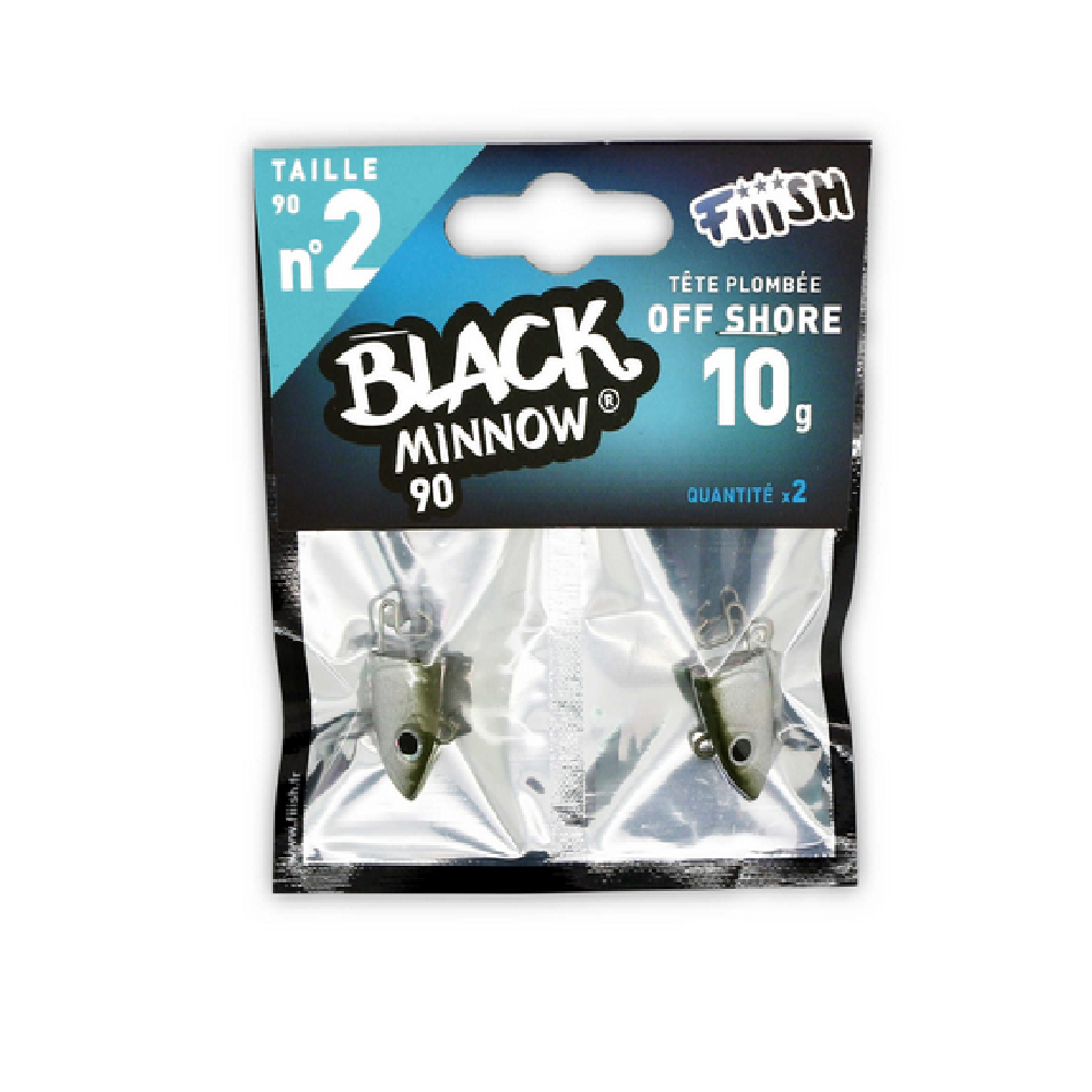 Teste Piombate Per Black Minnow Taglia 2