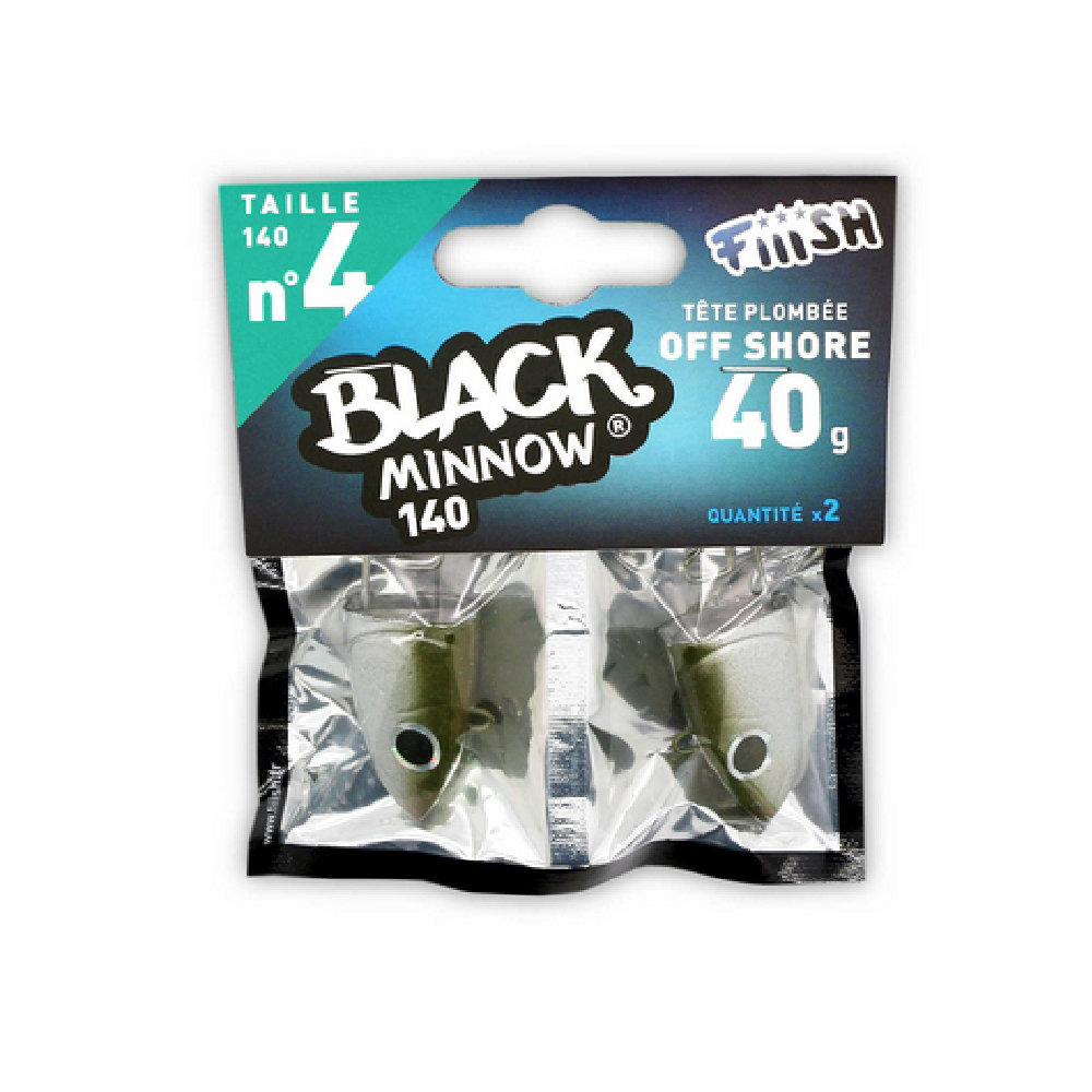 Teste Piombate Per Black Minnow Taglia 4