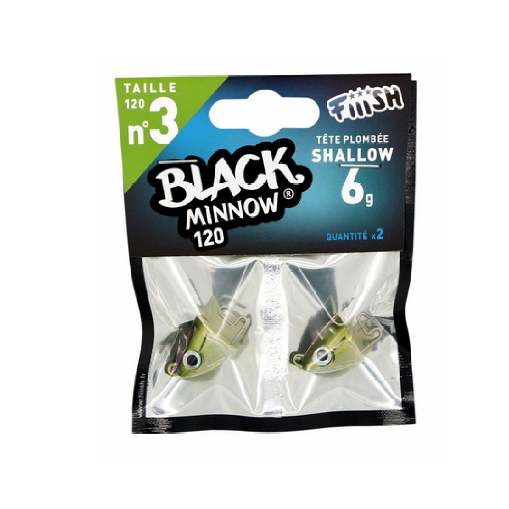 Teste Piombate Per Black Minnow Taglia 3