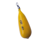 Piombo Ogiva Plastificato Giallo Ocra - 10-g-2