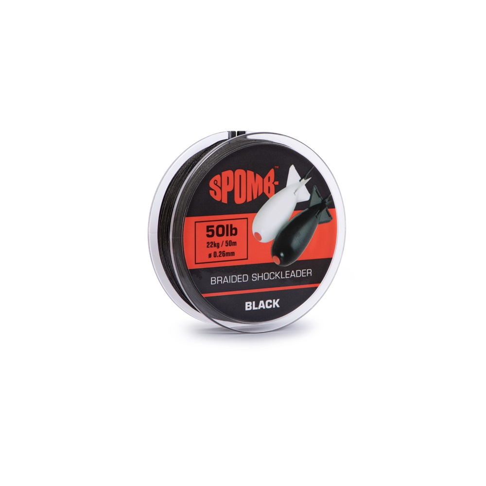 Spomb Braided Shockleader Black 50 m